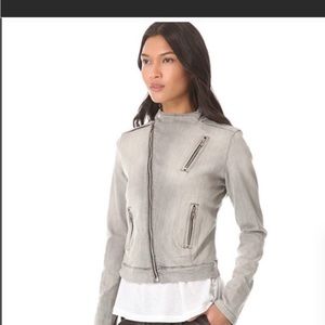 Jbrand lunar gray Moto jacket